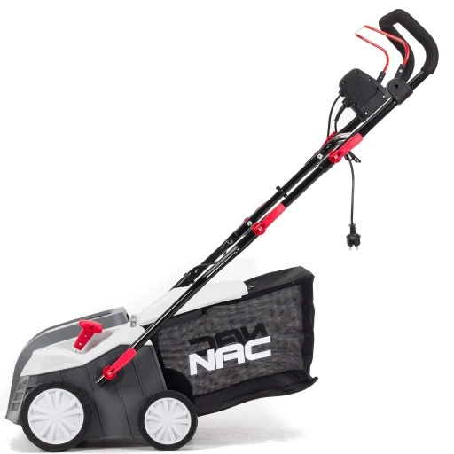 AERATOR WERTYKULATOR Elektryczny NAC 1800 W 40cm 2 WAŁKI 2w1 Kosz 50 litrów