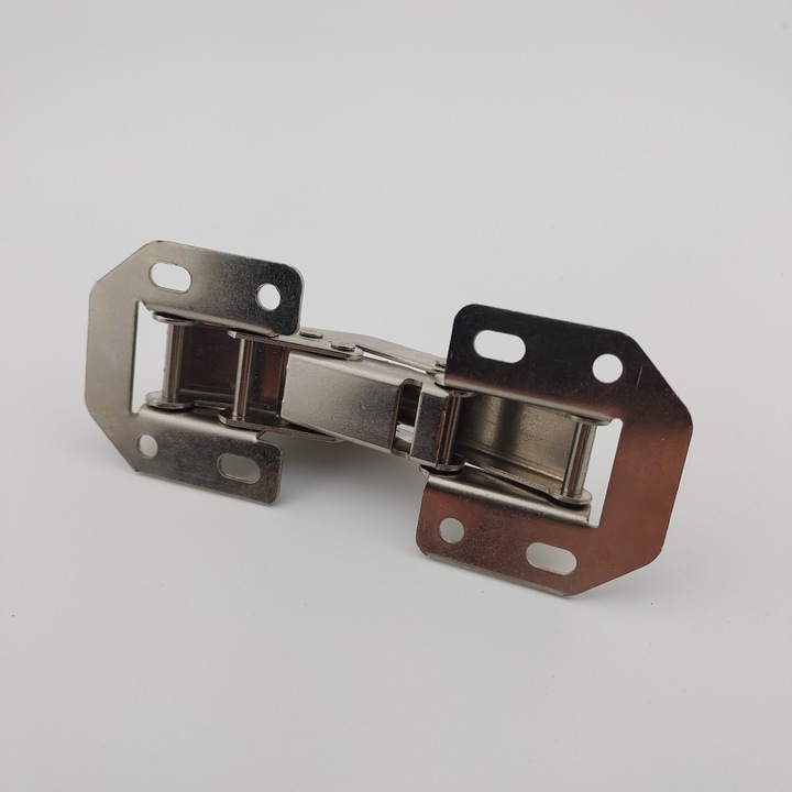 4x ZAWIAS MEBLOWY BEZPUSZKOWY DUŻY ZAWIAS NAKŁADANY ZAWIAS TŁOCZKOWY