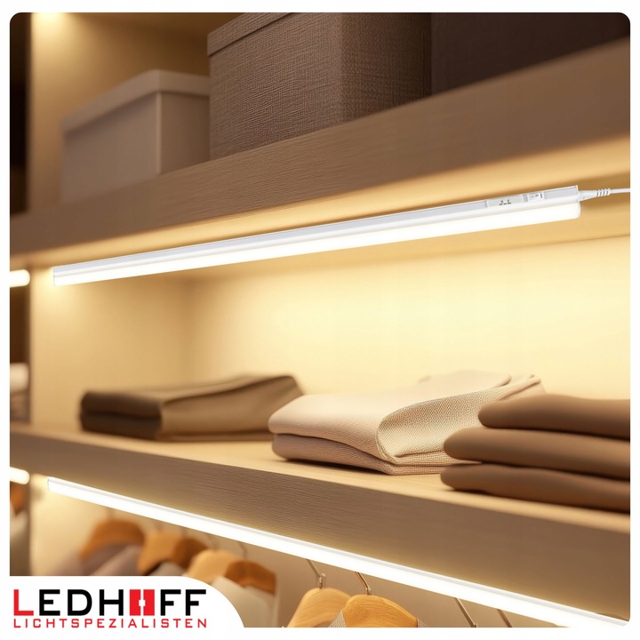 Listwa podszafkowa LED oprawa meblowa do kuchni 3 barwy światła 120cm