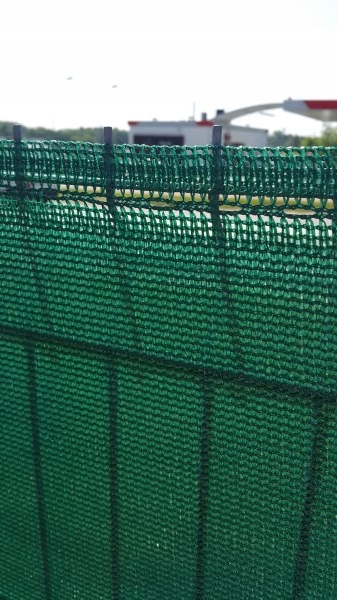 Osłona na ogrodzenie 1,5 x 10 m + mocowania GRATIS