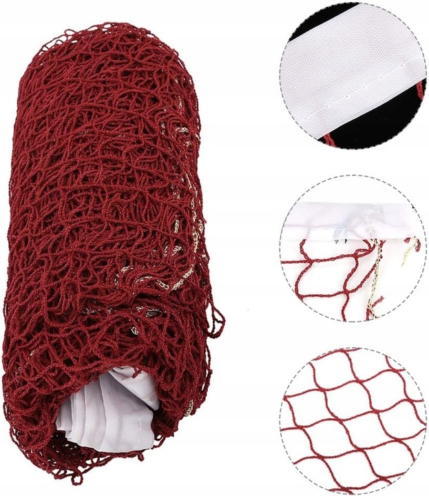 Siatka do gry w badmintona 6m długa mocna profesjonalnych amatorskich meczy