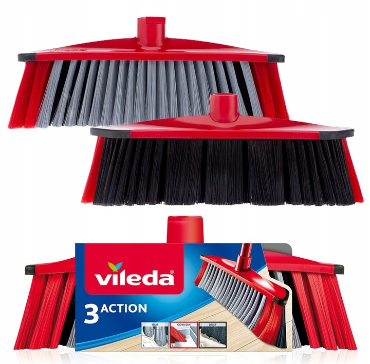 Szczotka do zamiatania miotła z drążkiem teleskopowym Szufelka i