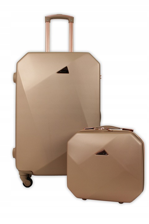 WALIZKA PODRÓŻNA ELEGANCKA MOCNA ABS 4 KÓŁKA XL