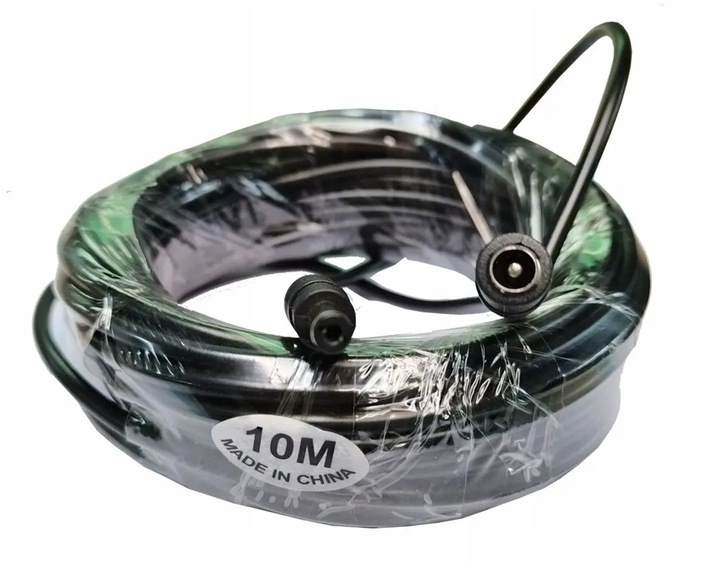 Przedłużacz zasilania kamery 10M 12V 5.5mm
