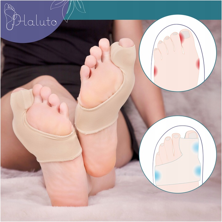 OPASKA na haluksy żelowy KLIN SEPARATOR OSŁONA bolącego guza PARA HALUTO