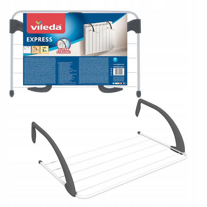 VILEDA Suszarka grzejnikowa na pranie Express