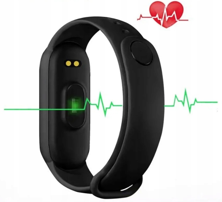 SMARTWATCH SMARTBAND ZEGAREK OPASKA SPORTOWA M7 APLIKACJE PL KROKOMIERZ ITP