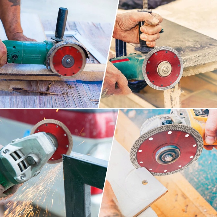 2x TARCZA DIAMENTOWA DO CIĘCIA GRESU PŁYTEK 125MM CERAMIKI BETONU SPIEKU