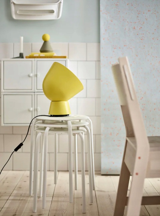 IKEA STOŁEK TABORET KRZESŁO KUCHENNE BIAŁY