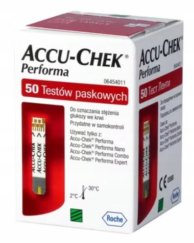 ACCU-CHEK PERFORMA 50 PASKÓW TESTOWYCH