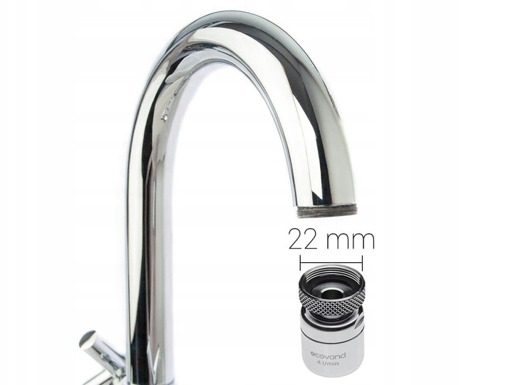 PERLATOR z przegubem ECOVAND PRO 4 L/MIN M22 OSZCZĘDZA -60% WODY