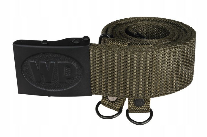 Pas Żołnierski Parciany Wz. 957 MON z Klamrą WP - Olive