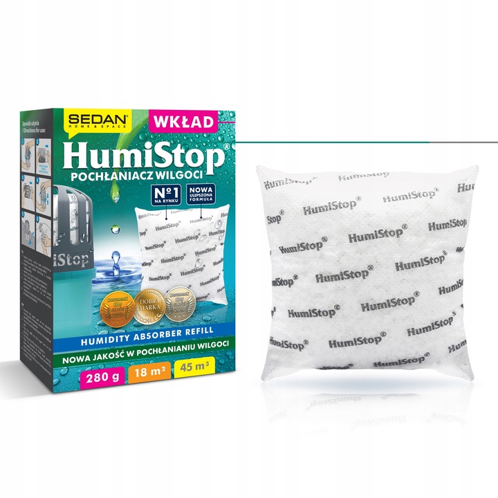 HUMISTOP WKŁAD ZAPAS DO POCHŁANIACZA WILGOCI X 5