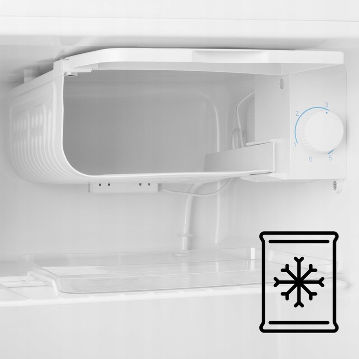 MINI LODÓWKA MAŁA PODBLATOWA zamrażarka CHŁODZIARKA SREBRNA hotelowa