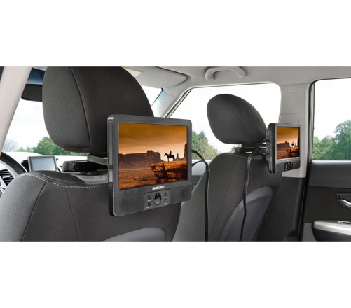 SILVERCREST SPDVD 1 A1 Monitory w zagłówkach przenośne zestaw USB DVD