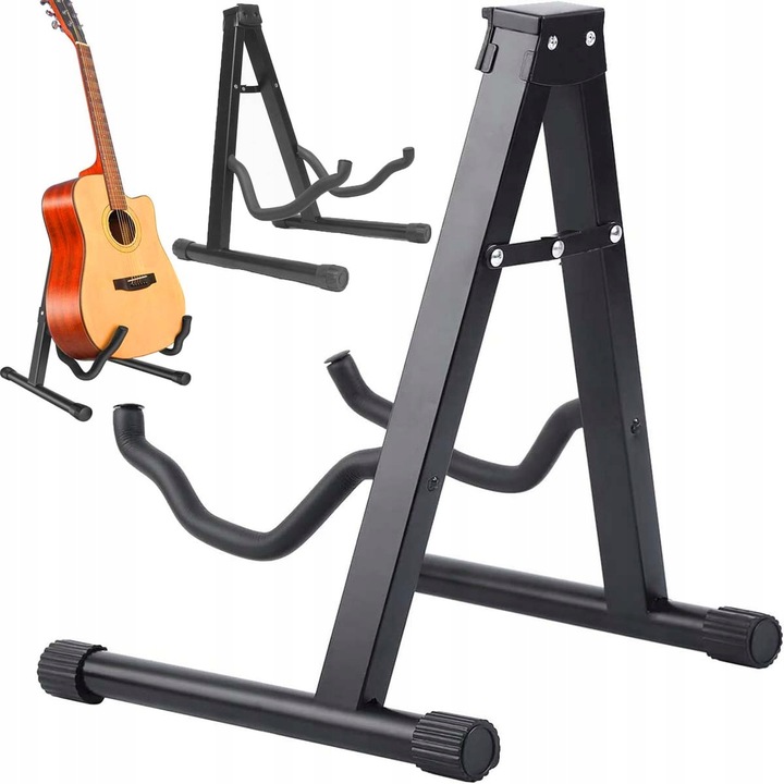Statyw uniwersalny STOJAK Na każdą gitarę TYP A Składany Uchwyt Piankowy