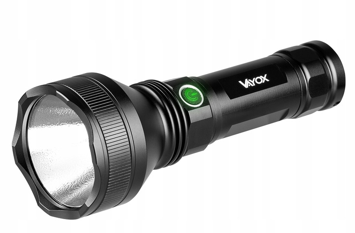 LATARKA LED TAKTYCZNA WOJSKOWA LAMPA AKUMULATOROWA IPX5 USB-C EDC PRO VAYOX