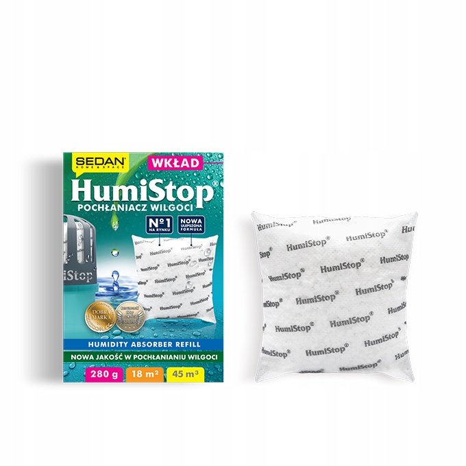 MEGA zestaw WKŁADY HUMISTOP POCHŁANIACZ WILGOCI Atest PZH Polski 10+2