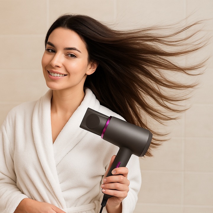 PROFESJONALNA SUSZARKA DO WŁOSÓW JONIZACJA ZDROWE WŁOSY KONCENTRATOR