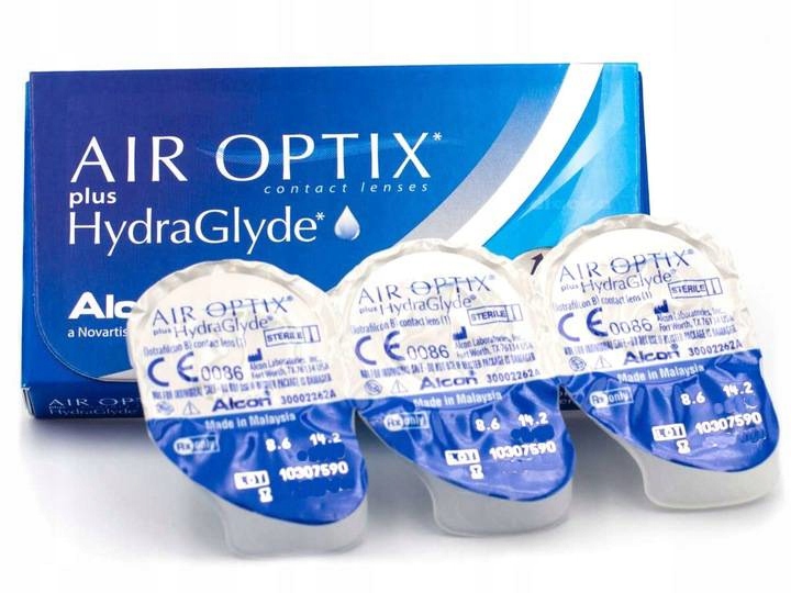 Air Optix Plus HydraGlyde, 3 szt. -3.75