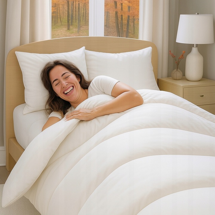 Kołdra 140x200 całoroczna antyalergiczna ciepła puszysta Polska Jakość