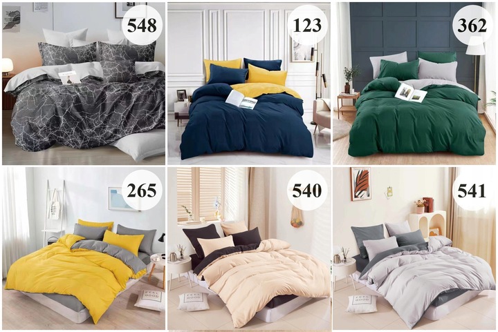 POŚCIEL 200x220 KOMPLET DWUSTRONNA Z PRZEŚCIERADŁEM MIŁA DUŻO WZORÓW #