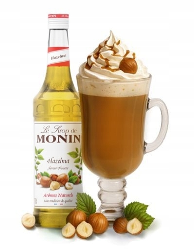Syrop MONIN Hazelnut 700 ml – orzech laskowy do kawy i deserów