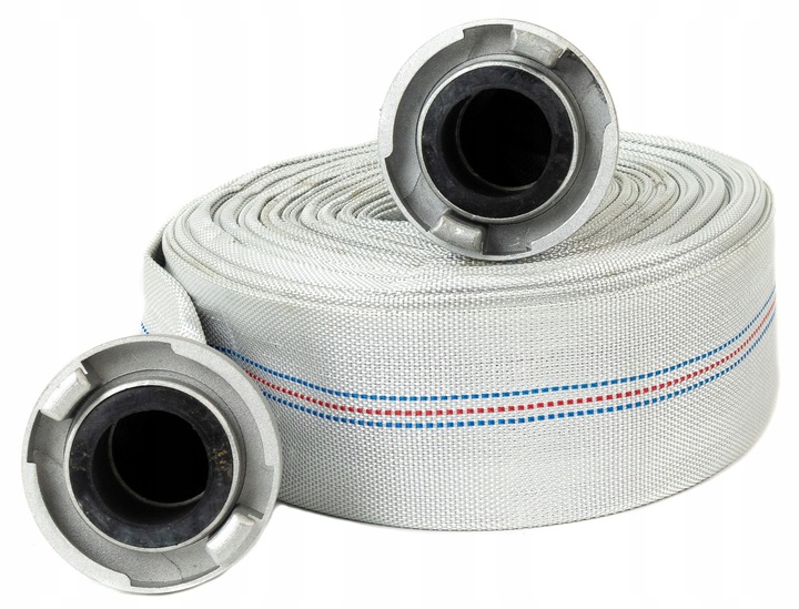 WĄŻ STRAŻACKI DO SZAMBA BRUDNEJ WODY 2 cale 52mm 20m SZYBKOZŁĄCZA DO POMPY