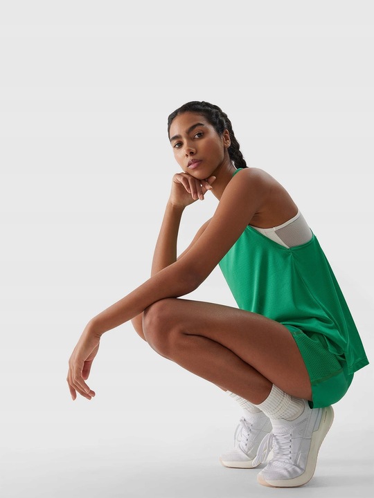 4F TOP TRENINGOWY DAMSKI KOSZULKA SPORTOWA DO BIEGANIA SS24