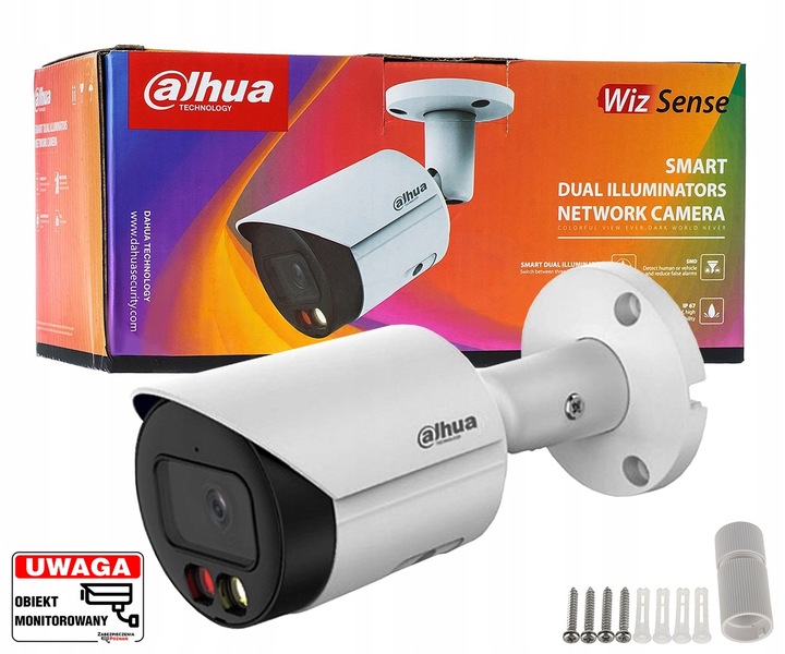 Top Zestaw monitoringu do dużego Domu IP 8 Inteligentnych Kamer Dahua 8MPx