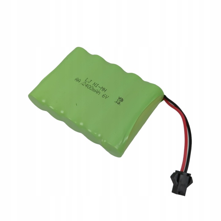 Akumulator 2400 mAh 6V bateria do zabawek RC JST SM HB Rock Crawler NI-MH