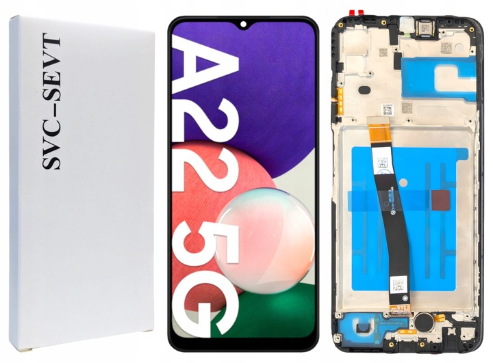 ORYGINAŁ WYŚWIETLACZ EKRAN LCD DO SAMSUNG GALAXY A22 5G RAMKA SM-A226B