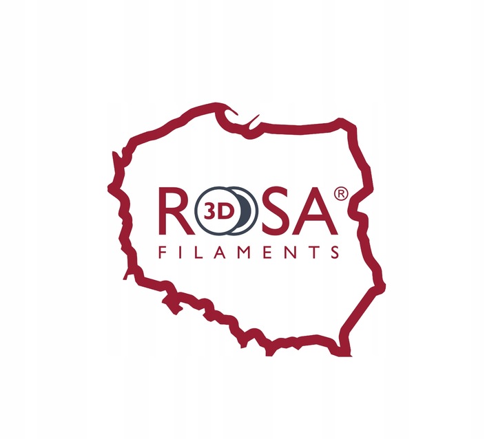 Filament ROSA 3D PLA Starter Red 1,75 mm 1 kg