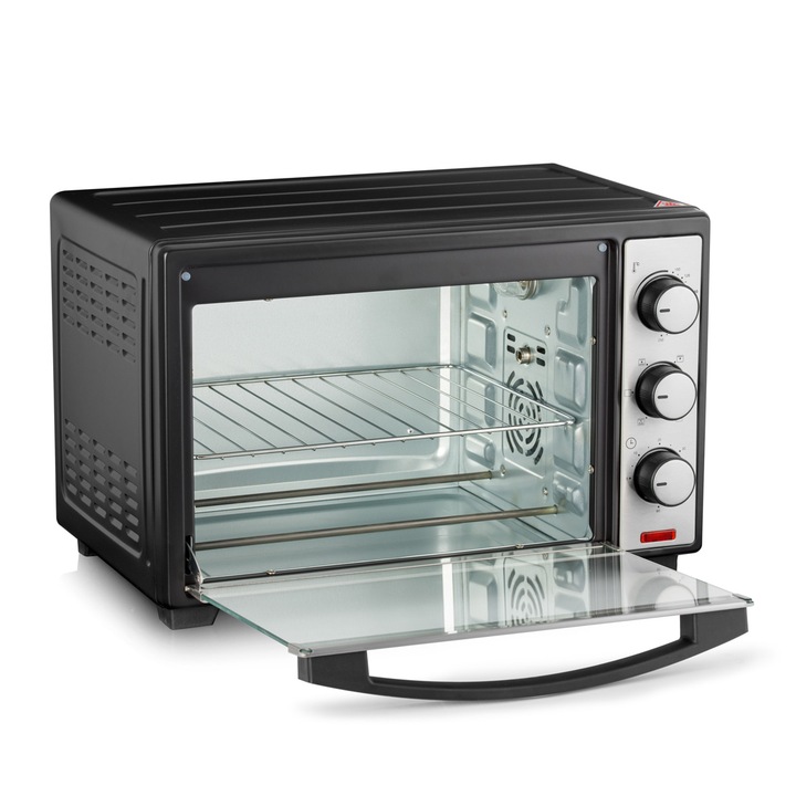 PIEKARNIK ELEKTRYCZNY 25L TERMOOBIEG ROŻNO GRILL WOLNOSTOJĄCY MINI