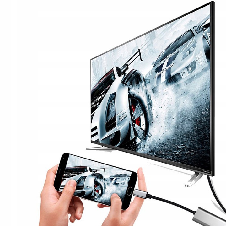 ADAPTER PRZEJŚCIÓWKA KABEL USB-C - HDMI FULL HD 4K