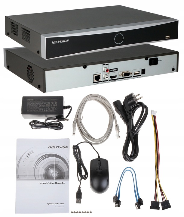 System monitoringu IP do rozbudowy Hikvision 3x DS-2CD1043G2-LIU 4Mpx