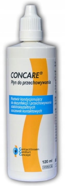 Płyn do soczewek twardych CONCARE 120 ml
