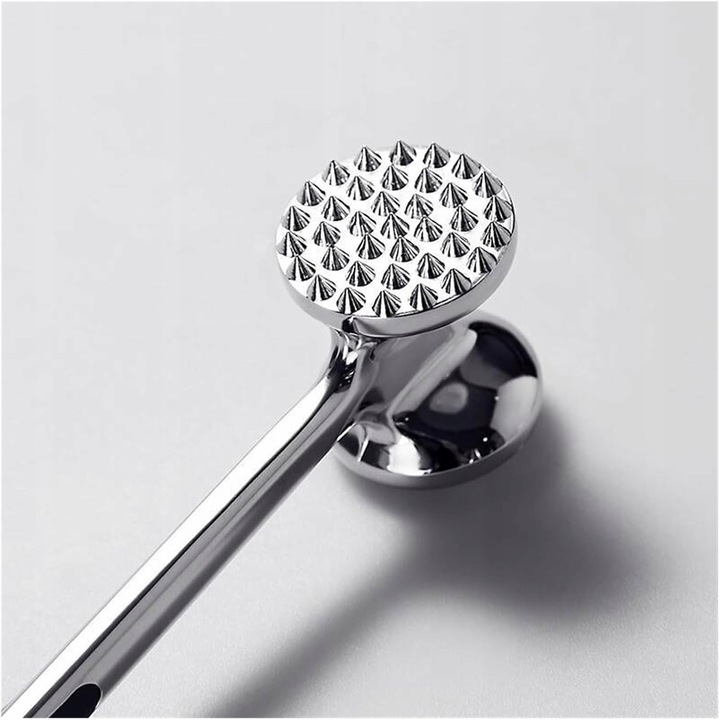 TŁUCZEK DO MIĘSA KOTLETÓW MŁOTEK DWUSTRONNY ROZBIJAK STAL NIERDZEWNA JAKOŚĆ