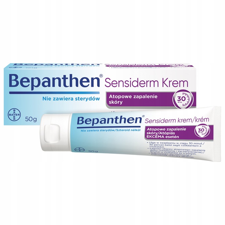 Bepanthen Sensiderm Krem leczenie AZS i egzemy 50g