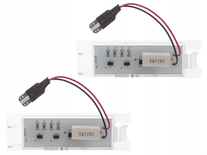 Podświetlenie Tablicy Rejestracyjnej Led Opel Astra H 3 III J IV Vectra C