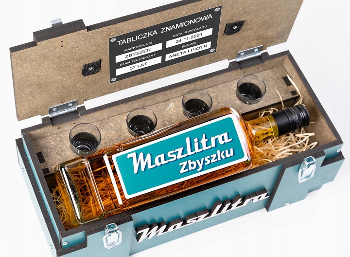 Zestaw MaszLitra prezent na 18-99 urodziny dla Taty Męża Kolegi Dziadka