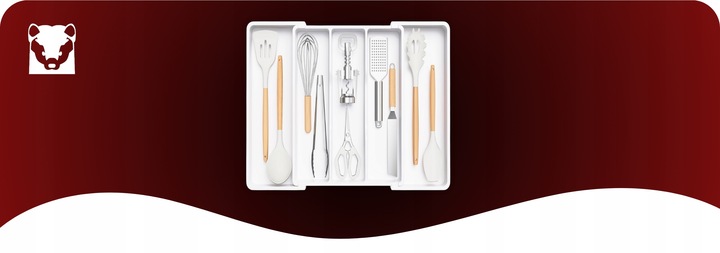 Wkład Do Szuflady Kuchennej 60 Organizer Pojemnik Na Sztućce Rozsuwany