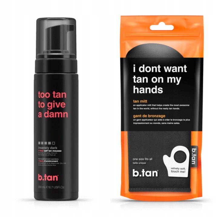 b.tan Too Tan To Give A Damn Pianka Samoopalająca 200ml