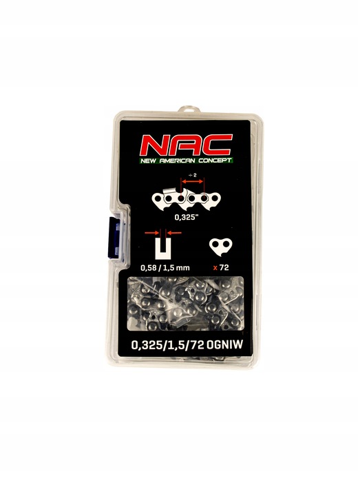 ŁAŃCUCH 18" NAC 72 OG 0,325 X 1,5 TT-CS5200