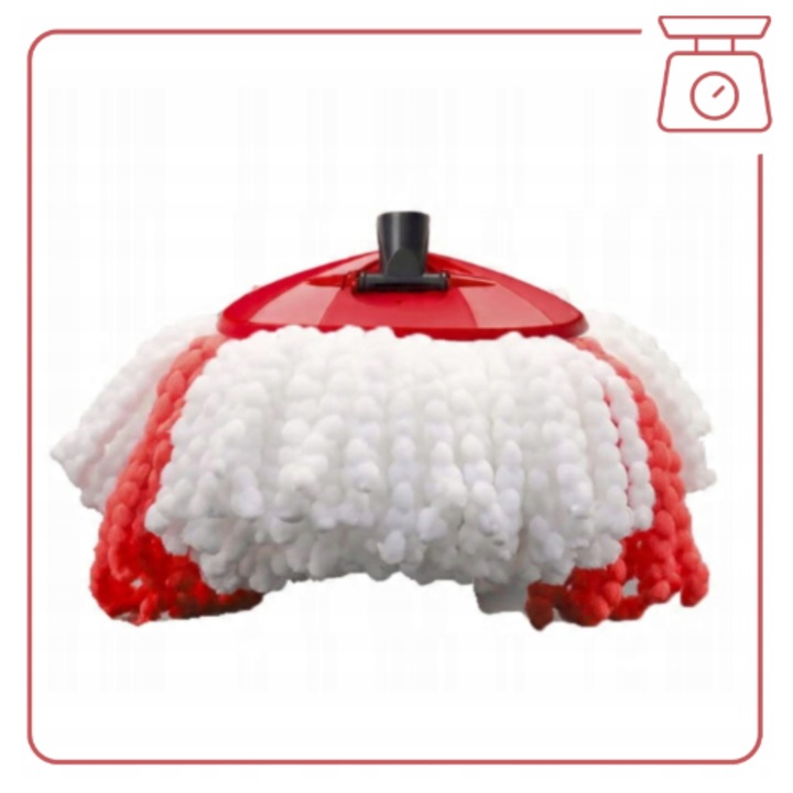 6 x WKŁAD DO MOPA OBROTOWEGO TURBO ZAMIENNIK Vileda KOŃCÓWKA CHŁONNY ZAPAS