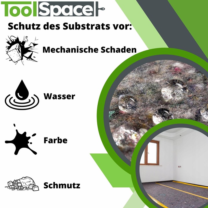 MATA MALARSKA OCHRONNA FILC Z FOLIĄ 1x25mb MOCNA!