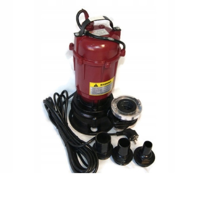 POMPA DO SZAMBA Z ROZDRABNIACZEM 3750W 3x ZŁĄCZKI