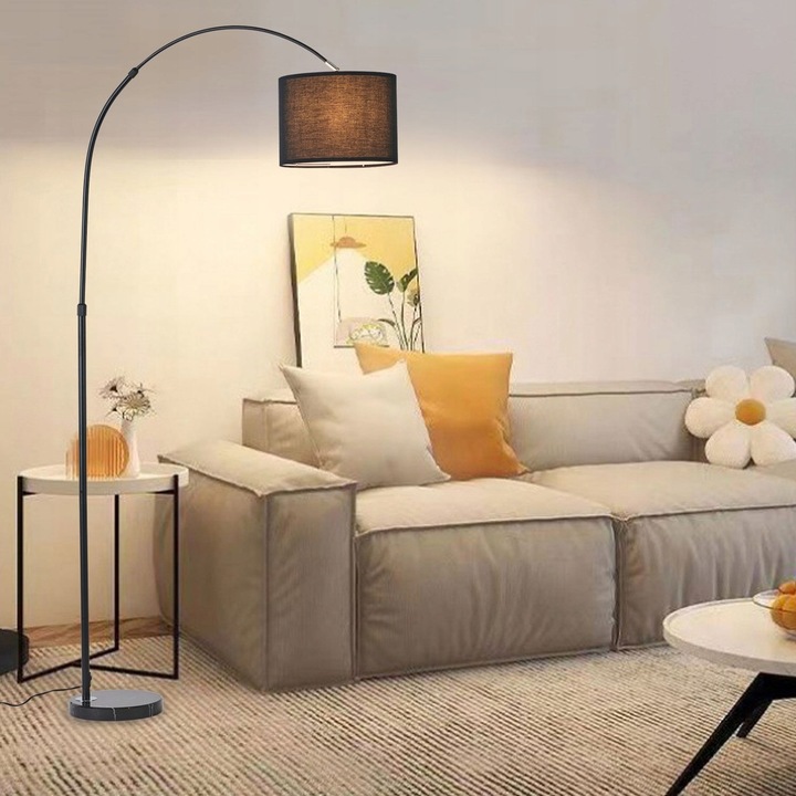 LAMPA PODŁOGOWA LED E27 elastyczna gęsia szyja do czytania 175cm