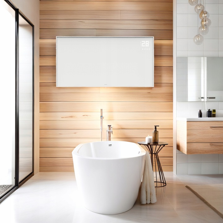 Grzejnik na podczerwień promiennik ciepła WarmUp 770W WiFi Tuya LED