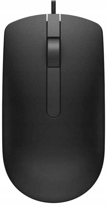 MYSZ KOMPUTEROWA PRZEWODOWA CZARNA Dell MS116 Wired Optical Mouse 1000 DPI